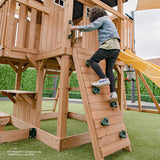 Lifespan Kids Kensington Swing Set, Monkey Bars & Play Centre with 2.2m Slide (White)