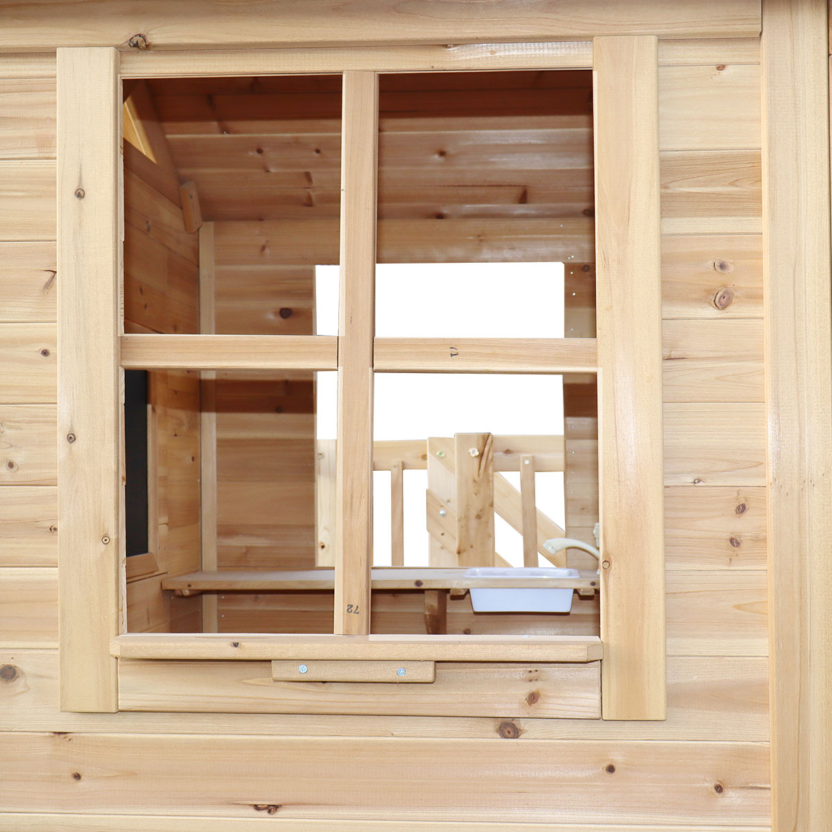 Lifespan Kids Silverton Cubby House with 1.8m Slide (Green)