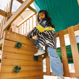 Lifespan Kids Walton Swing Set, Monkey Bars & Play Centre with 2.2m Slide (Pastel Blue)