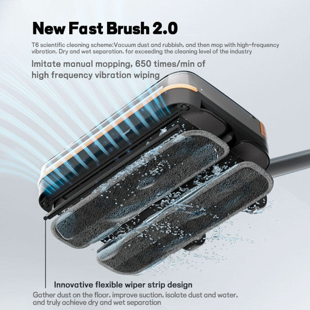 Hygieia T6 Wet Dry Mop Head -  For Dyson V7, V8, V10, V11, V15 & GEN5 Models