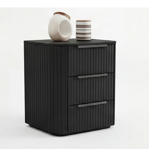 Bedroom Suite 4 Pcs In Black Colour with Tallboy