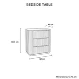 Bedroom Suite 5 Pcs In Black Colour with Dresser and Tallboy