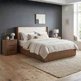 Bedroom Suite 5 Pcs In Oak Colour with Dresser and Tallboy