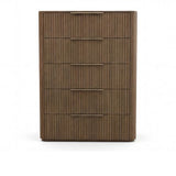 Bedroom Suite 5 Pcs In oak Colour with Dresser and Tallboy