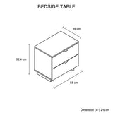 5 Pcs Queen Bedroom Suite in Fabric LED Light