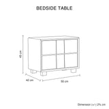 Prado 4pc Fabric Gas Lift Queen Bedroom Suite