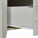Cielo Bedside Table 2 drawers in White Ash