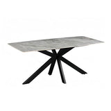 Dining Set Sintered Stone Table with PU Leather chairs