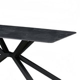 Dining Set Sintered Stone Table with PU Leather chairs