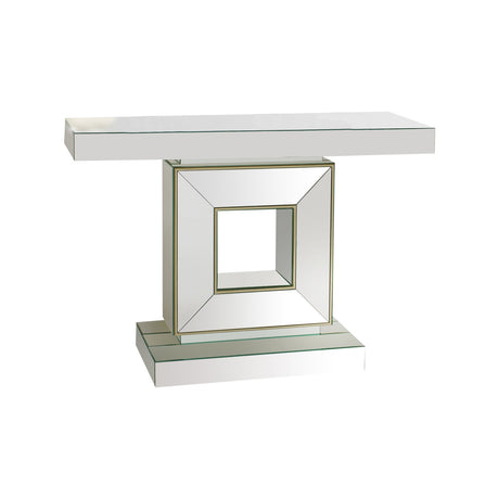 Hall Table Rectangular Shape MDF & Mirror Attractive Base