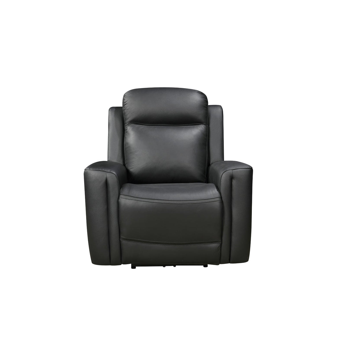 1 Seater Electric Leather/PVC Black Recliner