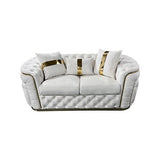3+2 Seater Sofa Set Beige Velvet Fabric