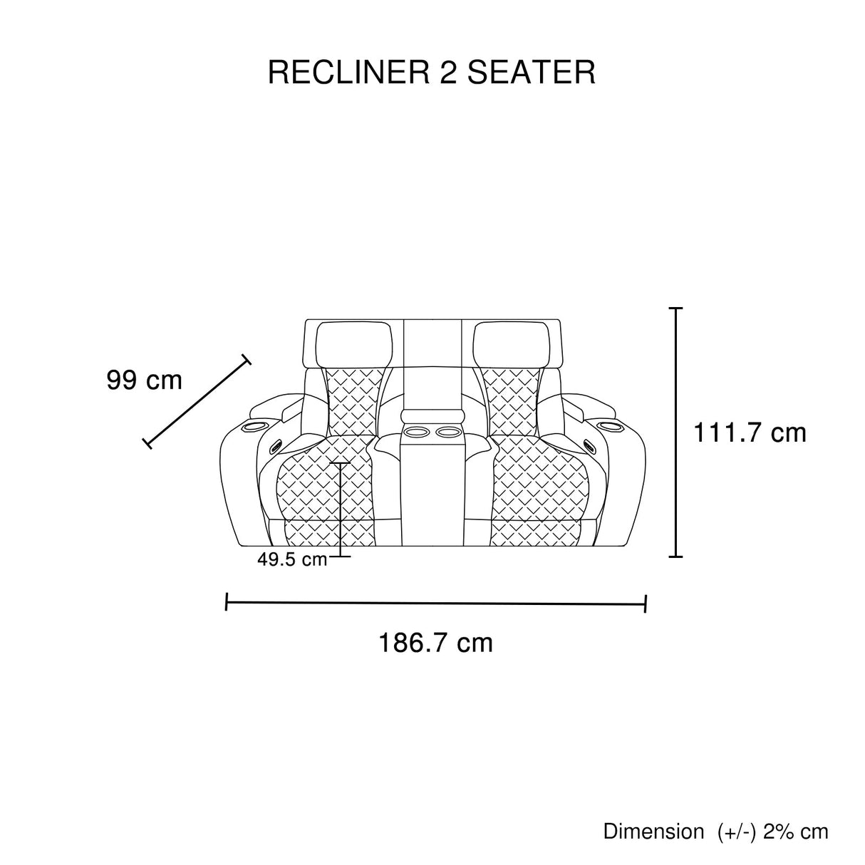 3-2-1 Seater Electric Air Leather Dark Grey Recliner Set