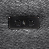 Large Sectional Corner Modular Lounge Suite in Fabric with Electric Recliner