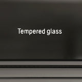 TV Cabinet with 3 Storage Drawers Extendable With Glossy MDF Entertainment Unit in Black Color