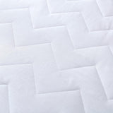 100% Ultra-Soft Cotton Quilted Anti-Microbial Mattress Cover Protector - Single Size