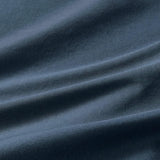 100% Cotton Vintage Washed Bed Quilt Cover Set - Dark Indigo - Single
