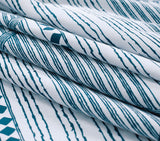 Microfiber Reversible Quilt Cover Set - Jasper - Queen Size