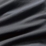 100% Cotton Vintage Washed Bed Quilt Cover Set - Charcoal - King Size