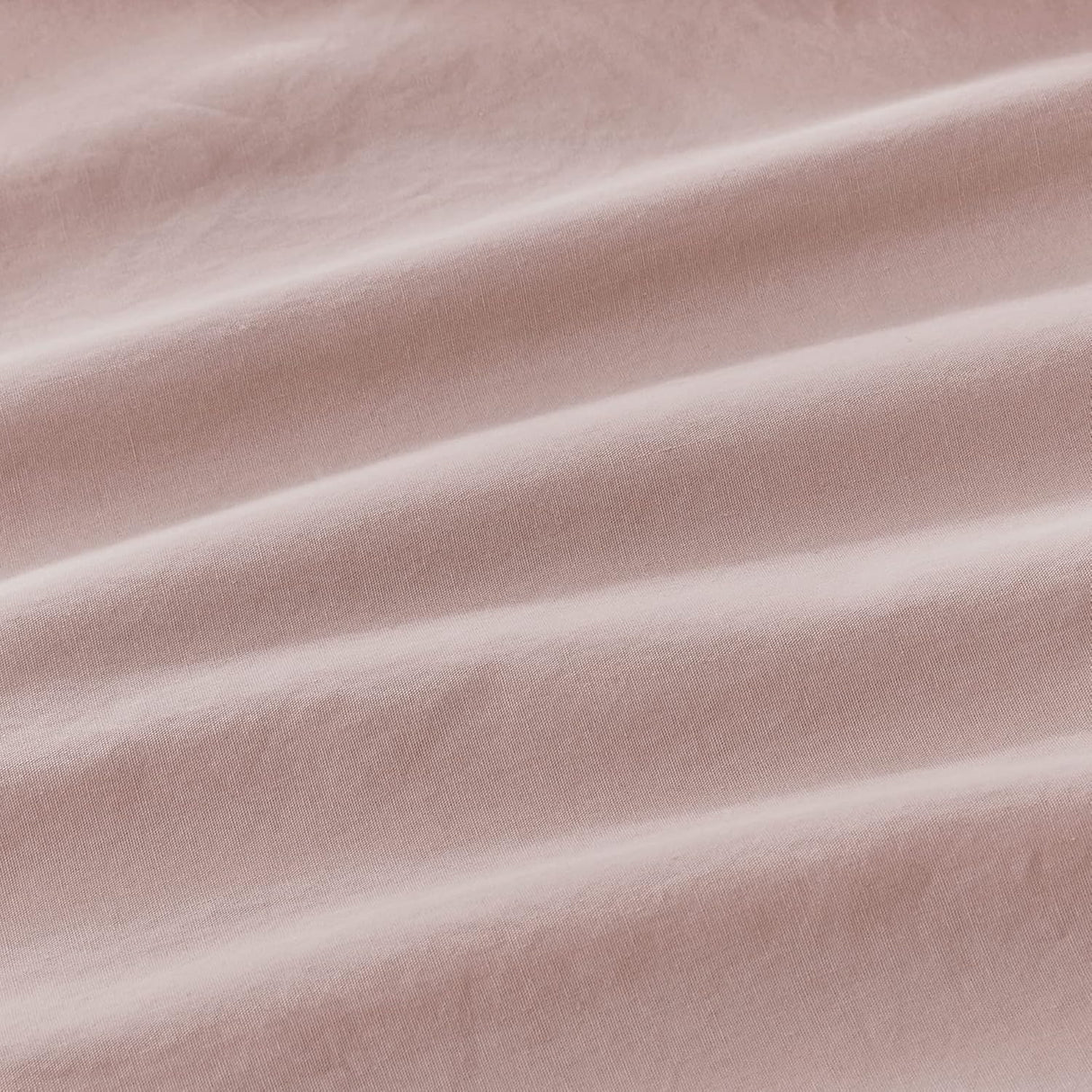 Vintage Washed 100% Cotton Standard Pillowcase - Luxurious Standard Pillow Cover - Pink - 2 Pcs