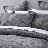 Bianca Maidstone Grey Floral Jacquard Bedspread Set Queen