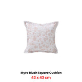 Bianca Myra Blush Coordinate Square Filled Cushion 43 x 43cm