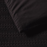 Bianca Kahlani Chocolate Waffle Quilt Cover Set Double