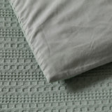 Bianca Kahlani Sage Waffle Quilt Cover Set Double