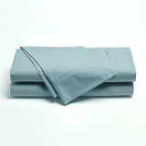 Bianca Heston Cotton Percale Sheet Set Steel Blue King Single