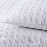 Vintage Design Homewares Reflections White 3 Piece Comforter Set Queen