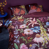 Bedding House Lily Multi Cotton Floral Quilt Cover Set King