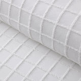 Vintage Design Homewares Parquet White Polyester Cotton Quilt Cover Set King