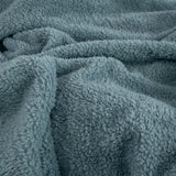 Ardor Teddy Sea Mist Ultra Soft Cozy Fleece Blanket Queen