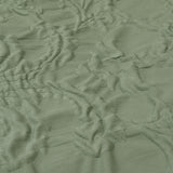 Ardor Adeline Sage Jacquard Damask Quilt Cover Set Queen