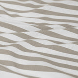 Ardor Frankie Natural Stripe Yarn Dyed Reversible Quilt Cover Set King