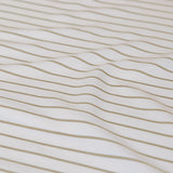 Ardor Frankie Natural Stripe Yarn Dyed Reversible Quilt Cover Set King
