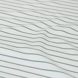 Ardor Frankie Sage Stripe Yarn Dyed Reversible Quilt Cover Set Queen