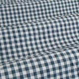 Ardor Rowe Teal Textured Seersucker Quilt Cover Set Queen