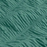 Ardor Tuscan Teal Ruched Quilt Cover Set Queen