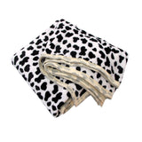 Animal Skin Pattern Soft Flannel Plush Single Size Blanket / Large Throw Rug 150 x 200cm Dalmatian