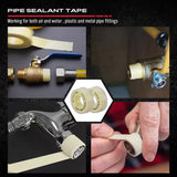 12-Piece Flare Nut Spanner Set Teflon Tape Metric & SAE Brake Line Repairing