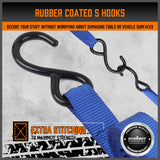10Pcs Ratchet Tie Down Straps 997KG 4.5M Trucks Trailer Strap ‎Stainless Steel