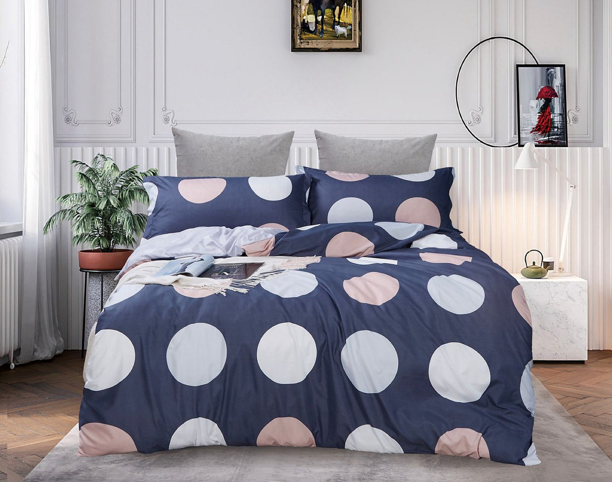 Circles King Size Quilt/Duvet Cover Set