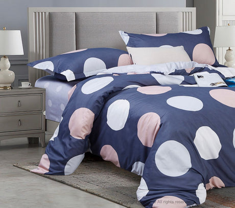 Circles King Size Quilt/Duvet Cover Set