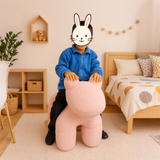 Lamb Stool Chair Pink