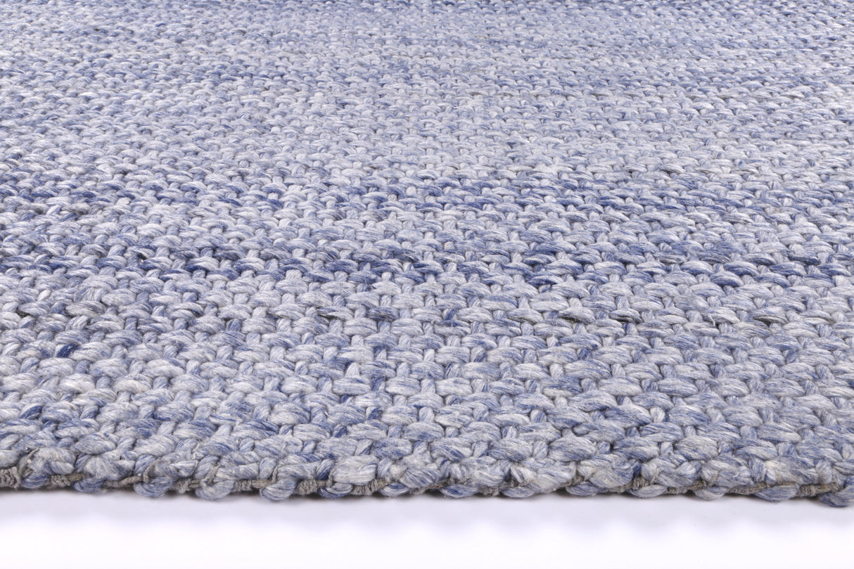 Harlow Chignon Blue Wool Blend Rug 160x230