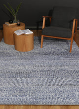 Harlow Grace Blue Wool Blend Rug 160x230