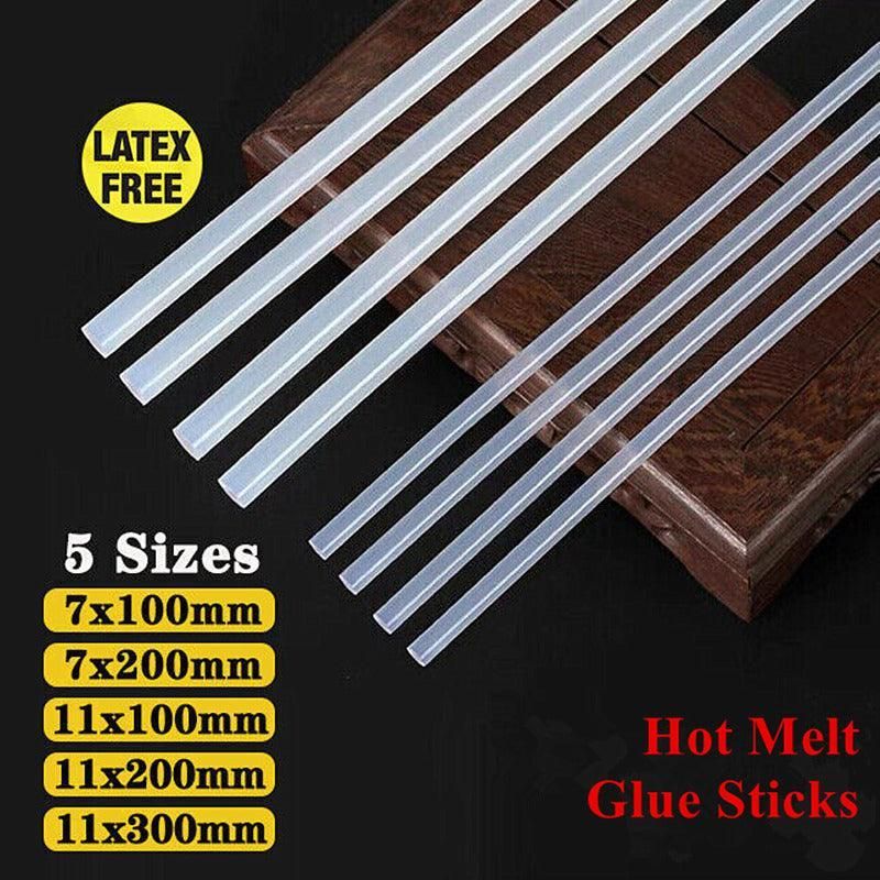 Clear Hot Melt Glue Sticks Adhesive Craft Stick for DIY Glue Tool 7mm 11mm - 7mm x 200mm 50pcs