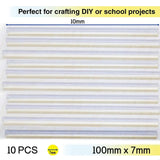 Clear Hot Melt Glue Sticks Adhesive Craft Stick for DIY Glue Tool 7mm 11mm - 7mm x 200mm 50pcs