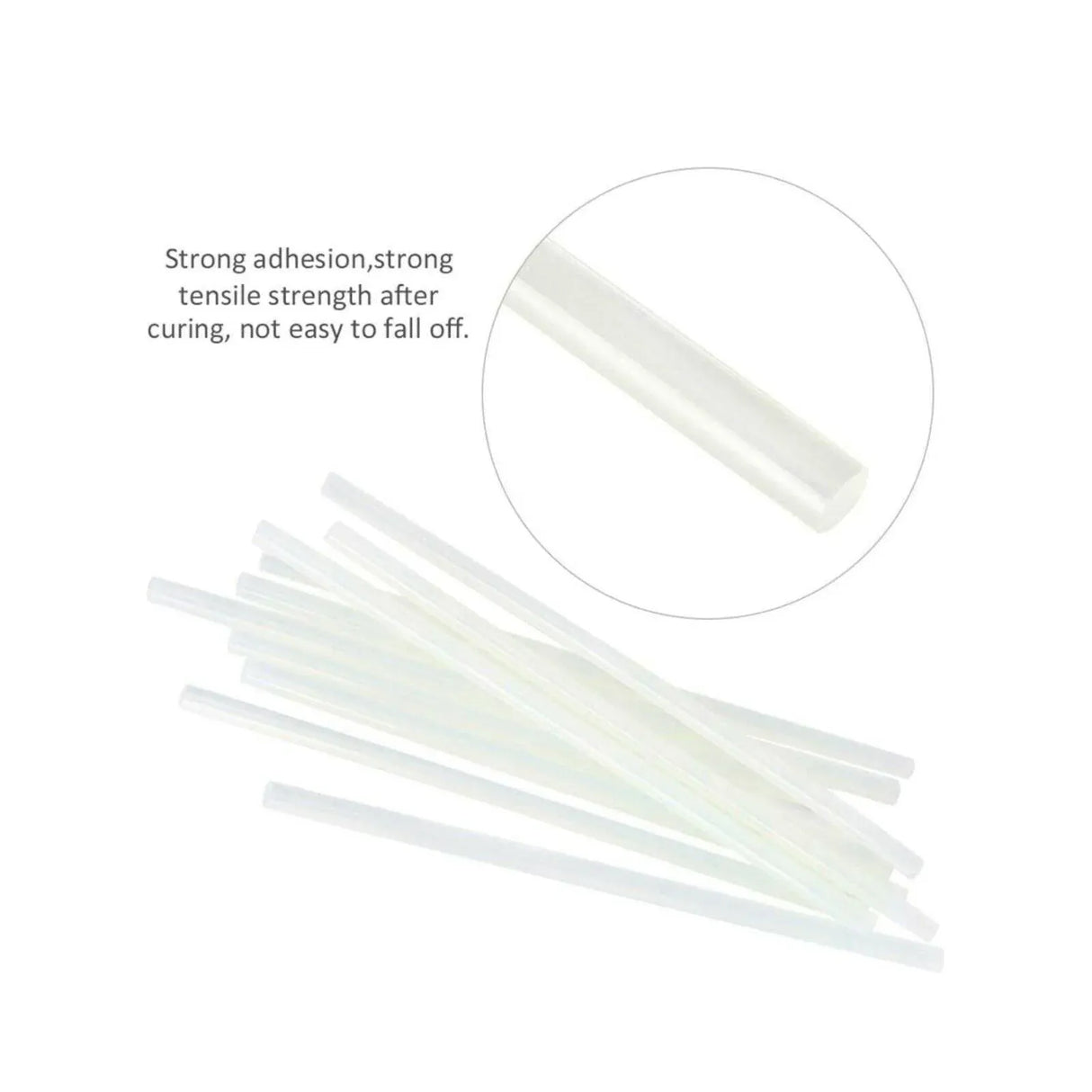 Clear Hot Melt Glue Sticks Adhesive Craft Stick for DIY Glue Tool 7mm 11mm - 11mm x 100mm 10pcs